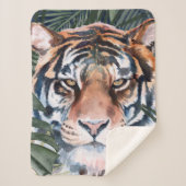 Couverture Sherpa Jungle Cat - Tigre (Devant)