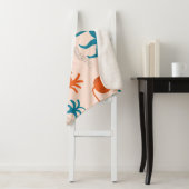 Couverture Sherpa Jungle Cheetah : Funky Motif Tropical. (En situation)