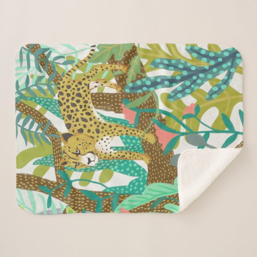 Couverture Sherpa Jungle Roar - Cheetah (Devant (Horizontal))
