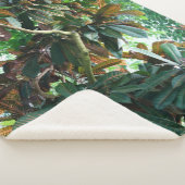 Couverture Sherpa Jungle tropicale verte (3/4)