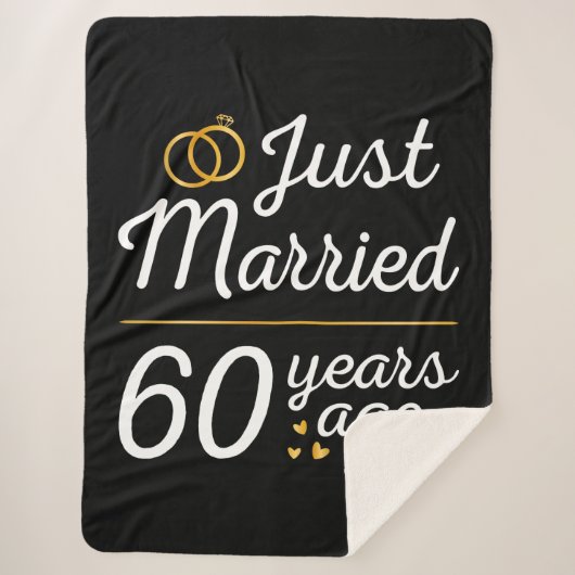 Couverture Sherpa Just Married 60 Years Ago II (Devant)