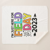 Couverture Sherpa Juste Ici Pour La Journée Du Terrain 2023 Enseigna (Devant (Horizontal))