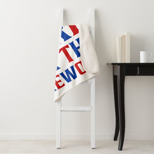 Couverture Sherpa Juste Ici Pour Le Feu D'Artifice Drôle Pour Deux (En situation)