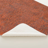 Couverture Sherpa Juste rouille rouille fer rouillé (3/4)