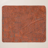 Couverture Sherpa Juste rouille rouille fer rouillé (Devant (Horizontal))
