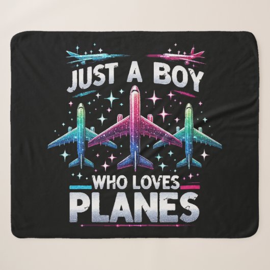 Couverture Sherpa Juste un garçon qui aime les avions (Devant (Horizontal))