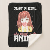 Couverture Sherpa Juste Une Fille Qui Aime Vraiment Anime (Devant)
