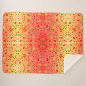 Couverture Sherpa Kaleidoscope d'automne (Devant (Horizontal))