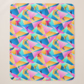Couverture Sherpa Kaleidoscope d'origami (Devant)