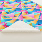 Couverture Sherpa Kaleidoscope d'origami (3/4)