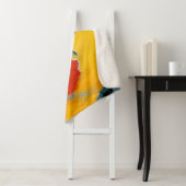 Couverture Sherpa Kandinski Impression III Concert Peinture Abstrait (En situation)