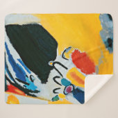 Couverture Sherpa Kandinski Impression III Concert Peinture Abstrait (Devant (Horizontal))