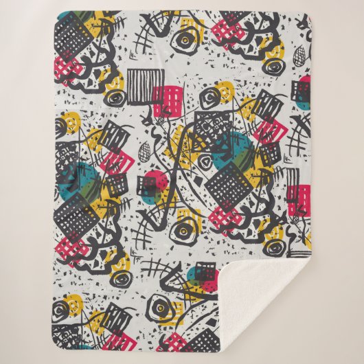 Couverture Sherpa Kandinsky Small Worlds V Classic Abstrait (Devant)