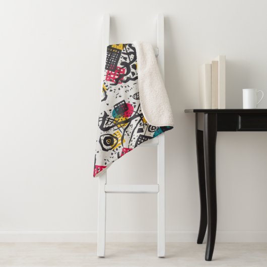 Couverture Sherpa Kandinsky Small Worlds V Classic Abstrait (En situation)