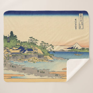 Couverture Sherpa Katsushika Hokusai Enoshima dans la province de Sa