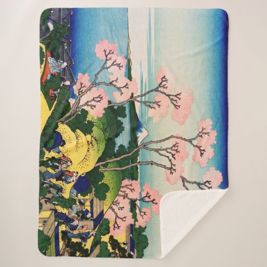 Couverture Sherpa Katsushika Hokusai - Gotenyama, Tokaido, Shinagawa (Devant)
