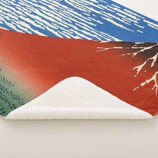 Couverture Sherpa Katsushika Hokusai - Vent Fin, Matin Clair (3/4)