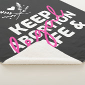 Couverture Sherpa Keep Abortion Safe And Legal (3/4)