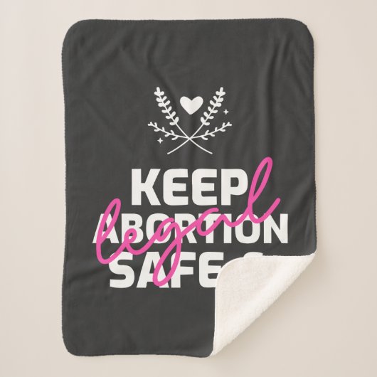 Couverture Sherpa Keep Abortion Safe And Legal (Devant)