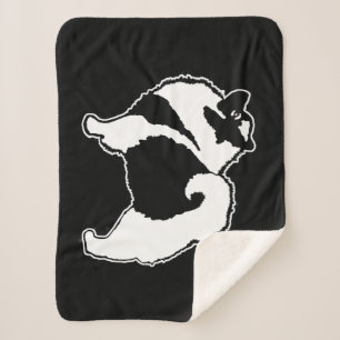 Couverture Sherpa Keeshond Graphics - Cute Original Chig Art