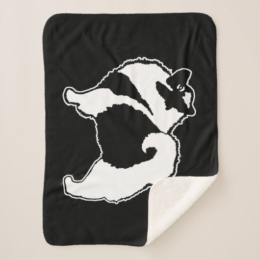 Couverture Sherpa Keeshond Graphics - Cute Original Chig Art (Devant)