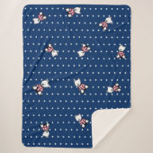 Couverture Sherpa KiniArt 1st Mate Westie Sherpa Blanket (Devant)