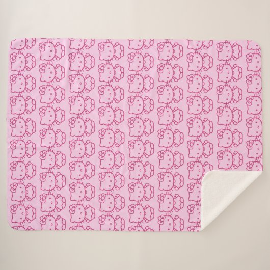 Couverture Sherpa Kitty (Devant (Horizontal))