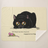 Couverture Sherpa Kitty Butt-Wiggle (Devant (Horizontal))