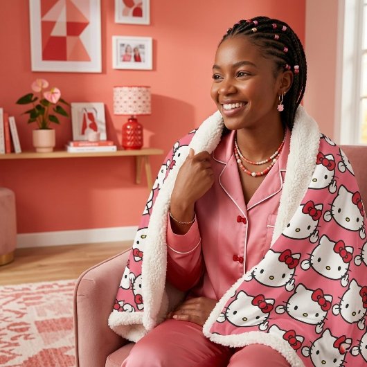 Couverture Sherpa Kitty Sherpa Blanket