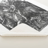 Couverture Sherpa Knight Death Devil Albrecht Durer gravure art p (3/4)