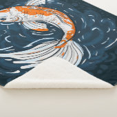 Couverture Sherpa Koi Poisson maître de courbure (3/4)