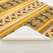 Couverture Sherpa Kokopelli Southwestern Blanket (3/4)