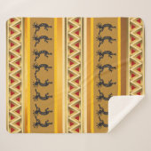 Couverture Sherpa Kokopelli Southwestern Blanket (Devant (Horizontal))
