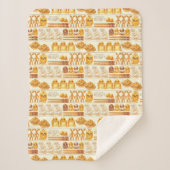 Couverture Sherpa Kowalski Bakery Rows of Traitements Motif (Devant)