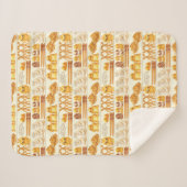 Couverture Sherpa Kowalski Bakery Rows of Traitements Motif (Devant (Horizontal))