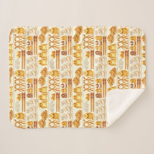 Couverture Sherpa Kowalski Bakery Rows of Traitements Motif (Devant (Horizontal))