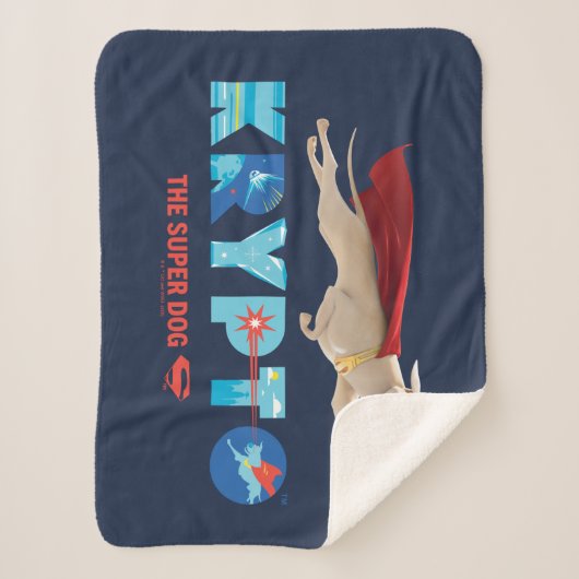 Couverture Sherpa Krypto Le Super Chien (Devant)