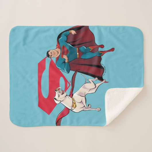 Couverture Sherpa Krypto & Superman (Devant (Horizontal))