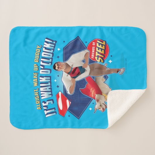 Couverture Sherpa Krypto & Superman - C'est Walk O'Clock ! (Devant (Horizontal))