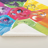 Couverture Sherpa Kwamis coloré (3/4)