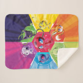 Couverture Sherpa Kwamis coloré (Devant (Horizontal))