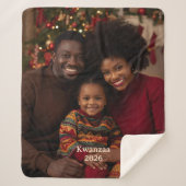 Couverture Sherpa Kwanzaa Photo Sherpa Blankets Family Tradition (Devant)