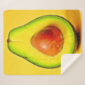 Couverture Sherpa La beauté d'une conception d'Avocado saine (Devant (Horizontal))