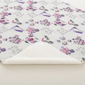 Couverture Sherpa La beauté vient du motif d'intérieur (3/4)