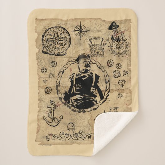 Couverture Sherpa La carte des bijoux au trésor des Goonies (Devant)