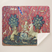 Couverture Sherpa La Dame et la licorne, Vue (Devant (Horizontal))