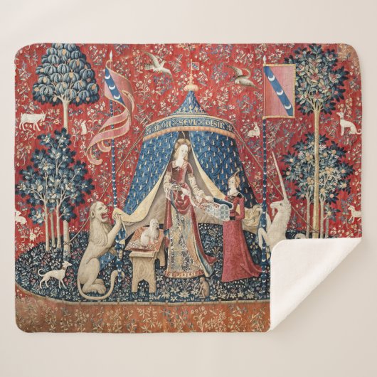 Couverture Sherpa La Dame et l'Unicorne, À mon seul désir (Devant (Horizontal))