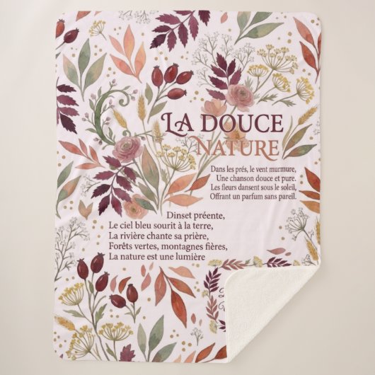 Couverture Sherpa La Douce Nature (Devant)