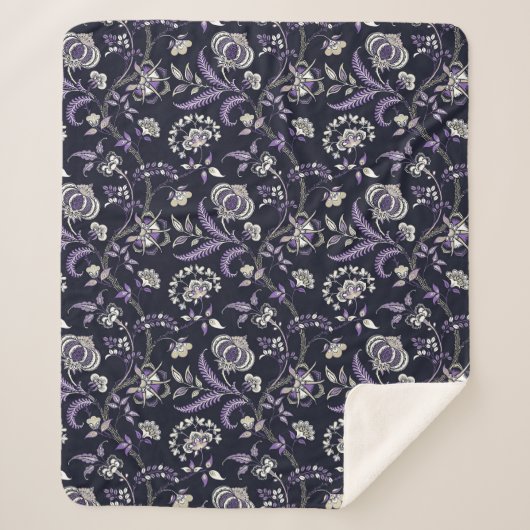 Couverture Sherpa La florale "grand-mère" de Lewis Day (Devant)