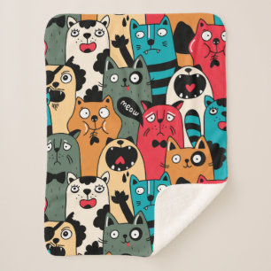 Couverture Sherpa La foule des chats